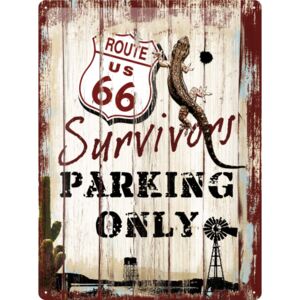 Nostalgic Art Plechová cedule – Route 66 Parking Only 40x30 cm