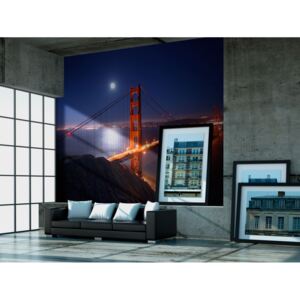 Fototapeta Golden Gate + lepidlo ZDARMA Velikost (šířka x výška): 150x116 cm