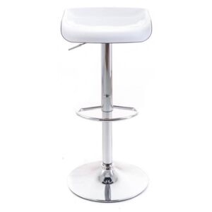 Barová židle G21 Whieta plastová white/black
