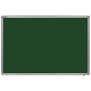Magnetická tabule s lakovaným povrchem pro popis křídou zelená, 60x90 cm