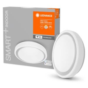 Chytré LED stropní osvětlení SMART WIFI ORBIS MOON, 24W, teplá bílá-studená bílá, 38cm, kulaté, šedé