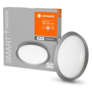Chytré LED stropní osvětlení SMART WIFI ORBIS PLATE, 24W, teplá bílá-studená bílá, 43cm, kulaté, šed