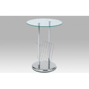 Odkládací skleněný stolek-AT
