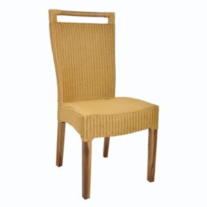 Židle CALLISTA žluto-hnědá