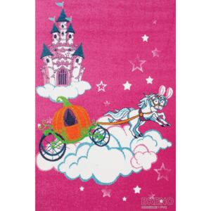 Dětský kusový koberec Play 49RVR | růžový Typ: 160x230 cm