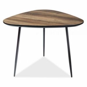 Konferenční stolek NEO B, 58x48x57, ořech/černá