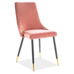 Jídelní židle CLAUDIO Velvet, 45x92x44, bluvel 52