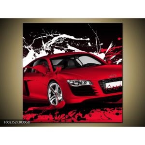 Obraz červené Audi (F002352F3030GD)