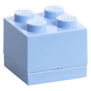 Dóza na mále občerstvení Lego Storage Mini Box 4 | světle modrá