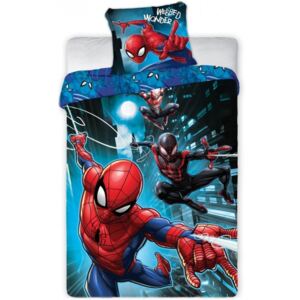 Faro • Bavlněné ložní povlečení Spiderman - MARVEL - motiv Webbed Wonder - 100% bavlna - 70 x 90 cm + 140 x 200 cm