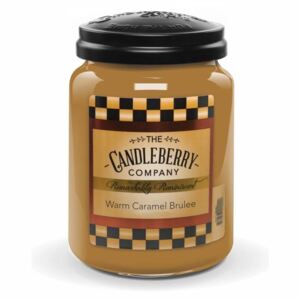 Candleberry Warm Caramel Brulee - Velká vonná svíka 737g