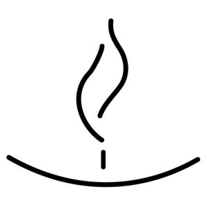 Svíčka - symbol Hygge - samolepící nápis na stěnu