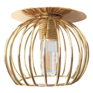 Candellux Stropní podhledové svítidlo SK 93 1xG9/40W/230V zlatá CA0202