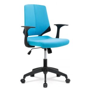 Kancelářská židle KA-R204 BLUE modrá / černá Autronic