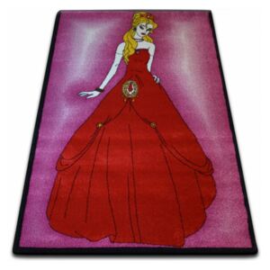 Dětský kusový koberec Princezna růžový, Velikosti 140x190cm