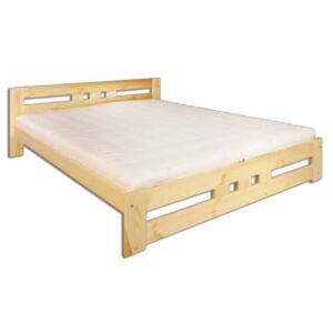 Drewmax Dřevěná postel 120x200 LK117 dub