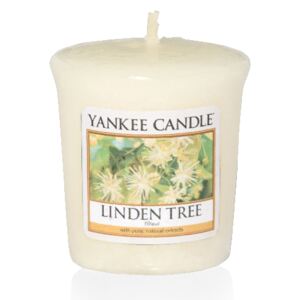 Yankee Candle - votivní svíčka Linden Tree 49g (Kvetoucí lipová alej a váš pohled do slunce skrz pohupující se svěže zelené listy. Klidný šťastný den.)