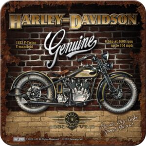 Nostalgic Art Sada podtácků 2 - Harley-Davidson Genuine 1933 9x9 cm