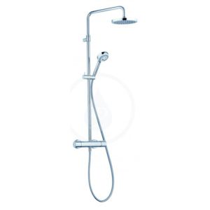 Kludi Logo Dual Shower System, termostatická sprchová souprava 3S, chrom 6809205-00