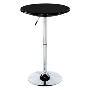 AutronicXML AUB-4010 BK - Barový stůl, černá / chrom
