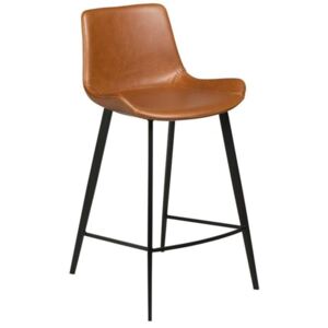 Barová židle DanForm Hype 91 cm, ekokůže, vintage hnědá