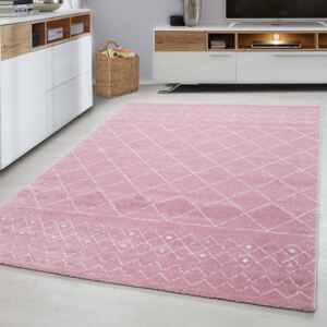 Ayyildiz Kusový koberec moderní Lucca 1830 růžový rustikální 120x170 cm