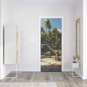 GLIX Fototapeta na dveře - Dinosaurs | 91x211 cm