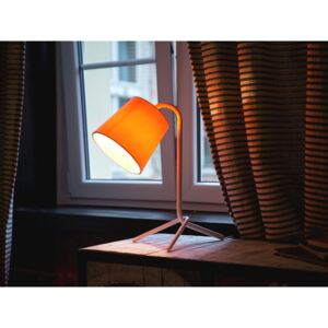 Bílá stolní lampa na noční čtení - MOOKI