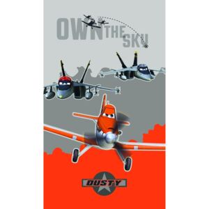 CTI Osuška Letadla (Planes) oranžová 70x120 cm