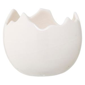 Bílý kameninový svícen Bloomingville Easter, ⌀ 9,5 cm
