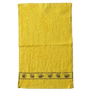 Dětský ručník s motivy 30x50 - Žlutá | 30 x 50 cm