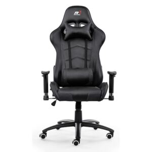 Herní židle k PC Sracer R3 s područkami nosnost 130 kg černá