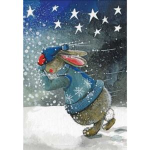 Utěrka Footsteps Rabbit Alex Clark (Kuchyňská utěrka zajíc, králík, králíček)