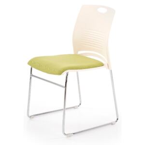 Konferenční židle CALI bílá / zelená