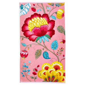 Pip Studio Luxusní ručník Pip Studio Floral Fantasy pink 55x100 cm