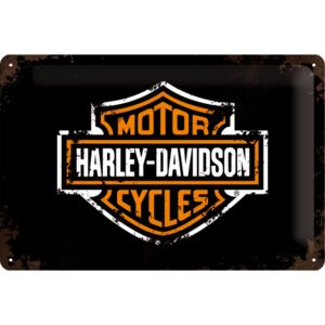 Nostalgic Art Plechová cedule – Harley-Davidson Logo 20x30 cm