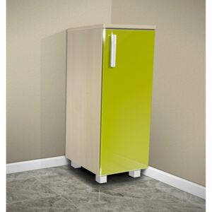 Nabytekmorava Koupelnová skříňka K6 barva skříňky: akát, barva dvířek: lemon lesk