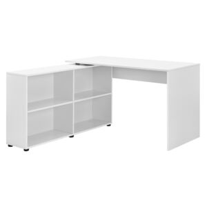 [en.casa] Rohový psací stůl AABR-2310 - bílý