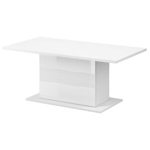 DIG-NET bílý lesklý konferenční stolek All Star AB 09