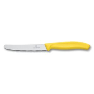 Victorinox 6.7836.L118 Nůž s vlnkovým ostřím žlutý 11 cm