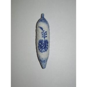 Cibulák (Blue Onion pattern) Vánoční ozdoba - šiška 11 cm, Cibulák, originální z Dubí