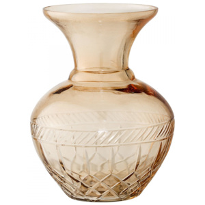 Skleněná váza Light Brown Glass