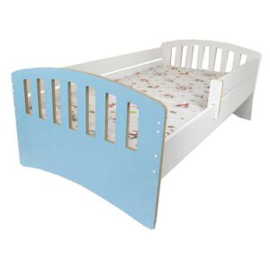 Tobiland dětská postel s bočnící Klasik modrá
