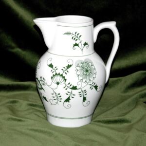 Český porcelán a.s. Džbán vysoký 1,5 l, zelený cibulák, Český porcelán a.s