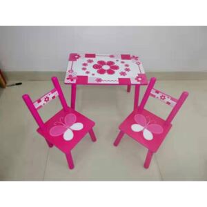 Dětský stolek a 2 židličky Motýlí Ráj