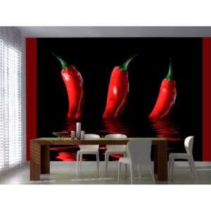 Fototapeta chilli papričky + lepidlo ZDARMA Velikost (šířka x výška): 150x116 cm