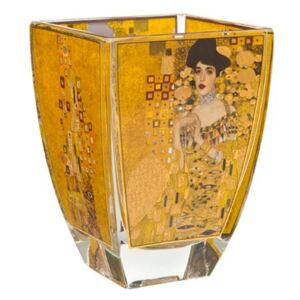 Goebel Svícen - průsvitka 11 cm, sklo, Adele Bloch-Bauer, G. Klimt, Goebel
