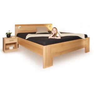 Manželská postel - dvoulůžko DELUXE 2., masiv buk , 160x200 cm