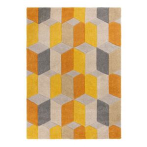 Ručně všívaný kusový koberec Infinite Scope Ochre Vícebarevná, Rozměr 80x150 cm Flair Rugs koberce Mujkoberec_103485