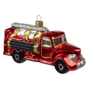 Vánoční ozdoba hasičský vůz